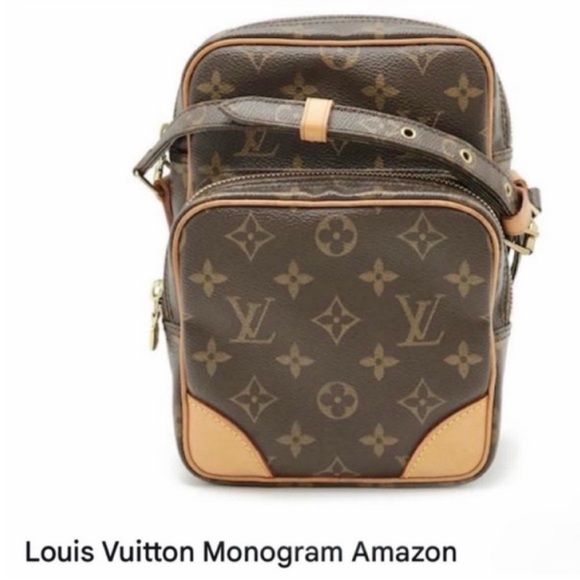 Authenticated Louis Vuitton Amazon Crossbody Shoulder Bag Pouch Tote Purse - Picture 15 of 16